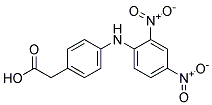 P-(2,4-DINITROANILINO)PHENYLACETATE Struktur