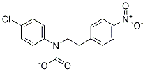 P-CHLOROPHENYL(P-NITROPHENETHYL)CARBAMATE Struktur