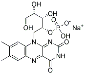 RIBOFLAVINEMONOPHOSPHATEMONOSODIUMSALT Struktur