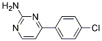 4-(4-Chloro-phenyl)-pyrimidin-2-ylamine Struktur