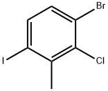 3-Bromo-2-chloro-6-iodotoluene Struktur