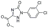 Methyl1-(3,4-dichlorophenyl)-2,5-dihydro-5-oxo-1H-1,2,4-triazole-3-carboxylate Struktur