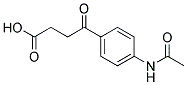 4-(4-Acetamidophenyl)-4-oxobutanoicacid Struktur