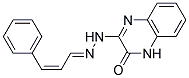 3-((E)-2-((Z)-3-Phenylallylidene)hydrazinyl)quinoxalin-2(1H)-one Struktur