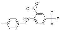 (4-Methyl-benzyl)-(2-nitro-4-trifluoromethyl-phenyl)-amine Struktur