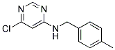 (6-Chloro-pyrimidin-4-yl)-(4-methyl-benzyl)-amine Struktur