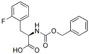 (2R)-2-{[(benzyloxy)carbonyl]amino}-3-(2-fluorophenyl)propanoic acid Struktur