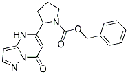 benzyl 2-(7-oxo-4,7-dihydropyrazolo[1,5-a]pyrimidin-5-yl)pyrrolidine-1-carboxylate Struktur