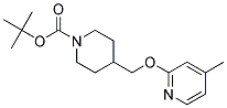 4-(4-Methyl-pyridin-2-yloxymethyl)-piperidine-1-carboxylic acid tert-butyl ester Struktur