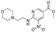 6-(2-Morpholin-4-yl-ethylamino)-5-nitro-nicotinic acid methyl ester Struktur