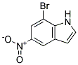 7-bromo-5-nitro-1H-indole Struktur