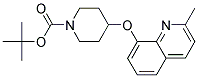 4-(2-Methyl-quinolin-8-yloxy)-piperidine-1-carboxylic acid tert-butyl ester Struktur