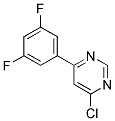 4-Chloro-6-(3,5-difluoro-phenyl)-pyrimidine Struktur