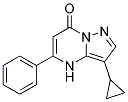 3-cyclopropyl-5-phenylpyrazolo[1,5-a]pyrimidin-7(4H)-one Struktur