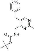 tert-butyl [(5-benzyl-2-methylpyrimidin-4-yl)methyl]carbamate Struktur