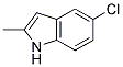 5-chloro-2-methyl-1H-indole Struktur