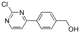 [4-(2-Chloro-pyrimidin-4-yl)-phenyl]-methanol Struktur