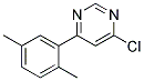 4-Chloro-6-(2,5-dimethyl-phenyl)-pyrimidine Struktur