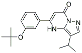 5-(3-tert-butoxyphenyl)-3-(1-methylethyl)pyrazolo[1,5-a]pyrimidin-7(4H)-one Struktur