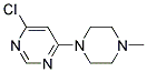 4-Chloro-6-(4-methyl-piperazin-1-yl)-pyrimidine Struktur