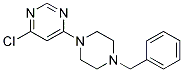 4-(4-Benzyl-piperazin-1-yl)-6-chloro-pyrimidine Struktur