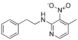 (4-Methyl-3-nitro-pyridin-2-yl)-phenethyl-amine Struktur