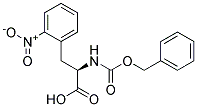 (2R)-2-{[(benzyloxy)carbonyl]amino}-3-(2-nitrophenyl)propanoic acid Struktur