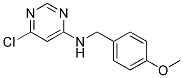 (6-Chloro-pyrimidin-4-yl)-(4-methoxy-benzyl)-amine Struktur