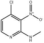 (4-Chloro-3-nitro-pyridin-2-yl)-methyl-amine Struktur