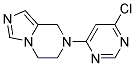 7-(6-Chloro-pyrimidin-4-yl)-5,6,7,8-tetrahydro-imidazo[1,5-a]pyrazine Struktur