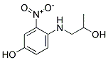 4-AMINO-N-(2-HYDROXYPROPYL)-3-NITROPHENOL Struktur