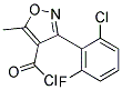 3-(2-CHLORO-6-FLUOROPHENYL)-5-METHYL-4-CHLOROCARBONYLISOXAZOLE Struktur