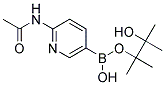 N-ACETYL-2-AMINOPYRIDINE-5-BORONIC ACID PINACOL ESTER Struktur