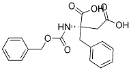 N-CARBOBENZOXY-L-ASPARTIC ACID 2-BENZYL ESTER Struktur