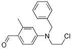 N-BENZYL-N-(2-CHLOROETHYL)-4-AMINO-2-METHYLBENZALDEHYDE Struktur