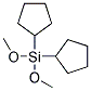 Dicycloamyldimethoxysilane Struktur