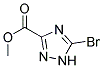 Methyl 5-Bromo-1H-1,2,4-Triazole-3-Carboxylate Struktur