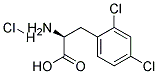 DL-2,4-Dichloro Phenylalanine HCl Struktur