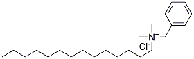n-Tetradecyl dimethyl benzylammonium chloride Struktur
