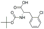 N-tert-Butoxycarbonyl-L-3-(2-chlorophenyl)alanine Struktur