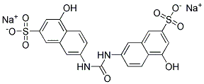 7,7'-Ureylenebis(4-hydroxy-2-naphthalenesulfonic acid), sodium salt Struktur