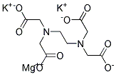 Ethylenediaminetetraacetic acid, monomagnesium dipotassium salt Struktur
