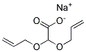 Bis(allyloxy)acetic acid, sodium salt Struktur