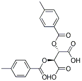 D-(+)-Tartaric acid-O,O'-di-4-toluoyl ester Struktur