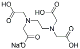 Ethylenediaminetetraacetic acid, monosodium salt Struktur