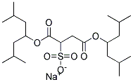 Sulfosuccinic acid, di-(2,6-dimethyl-4-heptyl) ester, sodium salt Struktur