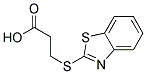 3-(2-Benzothiazolylthio) propanoic acid Struktur