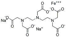 Diethylenetriaminepentaacetic acid, disodium iron salt Struktur