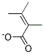 3-Methyl (Z)-2-methyl-2-butenoate Struktur