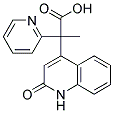 (2-OXO-1,2-DIHYDRO-4-QUINOLYL)(2-PYRIDYL)METHYLACETATE Struktur